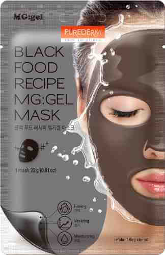 Гелевая маска для лица Purederm Укрепляющая С черным комплексом 24мл арт. 1008951