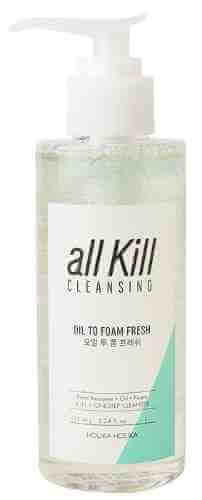 Гидрофильное масло-пенка Holika Holika All Kill Cleansing Oil To Foam Fresh Освежающее 155мл арт. 1052882