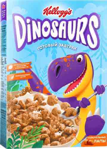 Готовый завтрак Kelloggs Dinosaurs Карамельные лапы 220г арт. 963096