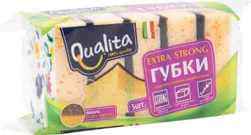 Губки для посуды Qualita Extra Strong 5шт арт. 447198