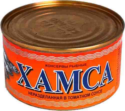 Хамса КОТ-Т неразделанная обжаренная в томатном соусе 240г арт. 1132055