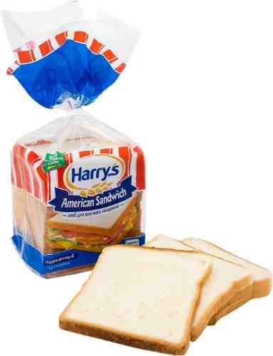 Хлеб Harrys American Sandwich пшеничный 470г арт. 307535