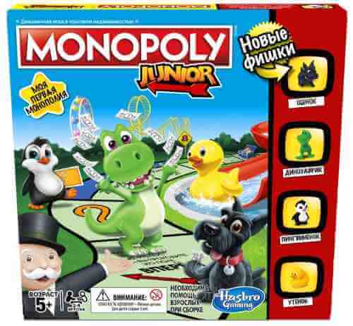 Игра настольная Monopoly Монополия Джуниор A6984 арт. 1109290