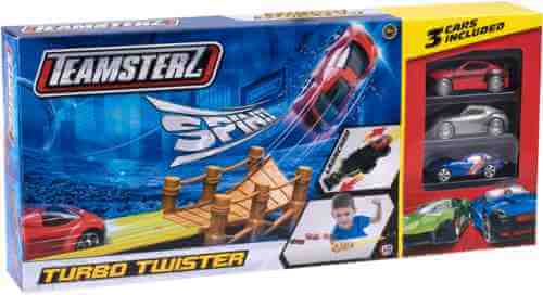 Игровой набор Teamsterz Трасса Turbo Twister с 3 машинками арт. 948695