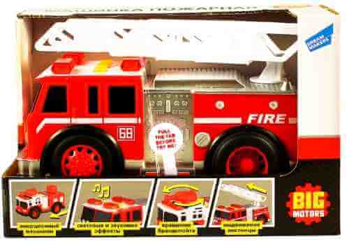 Игрушка Big Motors Машина пожарная 18см арт. 1128245