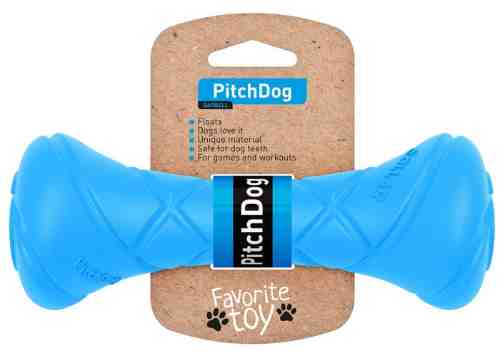 Игрушка для собак Collar PitchDog Гантель для апортировки голубая 19*7см арт. 1085379