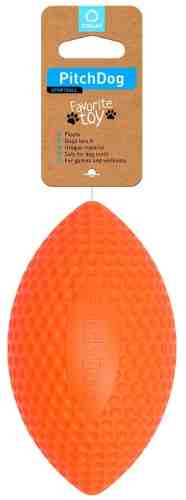 Игрушка для собак Collar PitchDog Sportball Мяч-регби оранжевый арт. 1085430