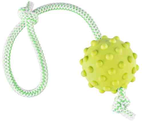 Игрушка для животных Fancy Pets Мяч на веревке мяч 7.3см веревка 30см арт. 994479