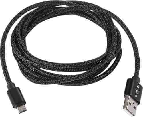 Кабель Rombica Digital AB-04B Micro USB to USB cable черный 2м арт. 1215780