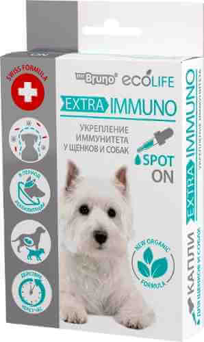 Капли для собак Мr. Bruno Ecolife ExtraImmuno Укрепление иммунитета 10мл арт. 1068448