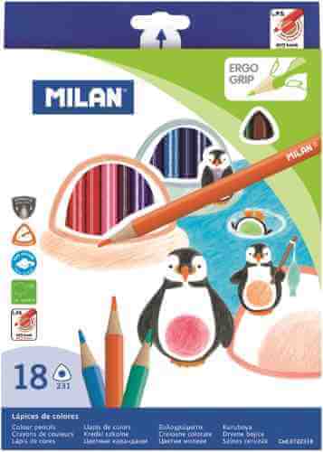 Карандаши цветные Milan 18 цветов арт. 1087338