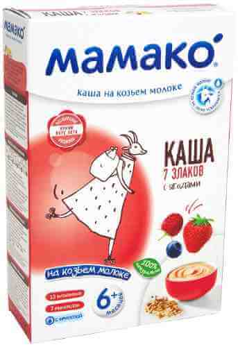 Каша Мамако 7 злаков с ягодами на козьем молоке с 6 месяцев 200г арт. 1019648