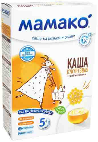 Каша Мамако Кукурузная с пребиотиками на козьем молоке с 5 месяцев 200г арт. 1019647