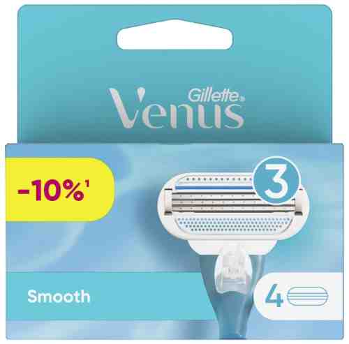 Кассеты для бритья Gillette Venus 4шт арт. 304717
