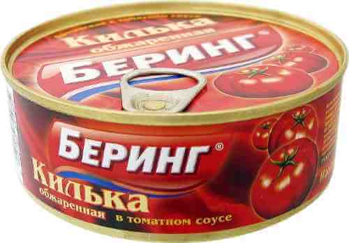 Килька Беринг обжаренная в томатном соусе 240г арт. 396424