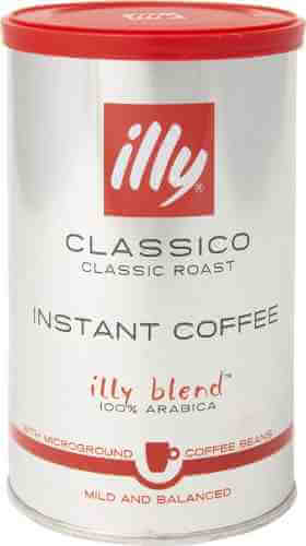 Кофе Illy растворимый с добавлением молотого средней обжарки сублимированный 95г арт. 1055909