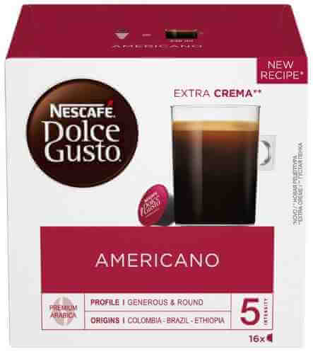 Кофе в капсулах Nescafe Dolce Gusto Americano 16шт арт. 695618