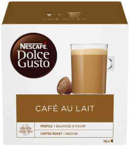 Кофе в капсулах Nescafe Dolce Gusto Cafe Au Lait 16шт арт. 713277