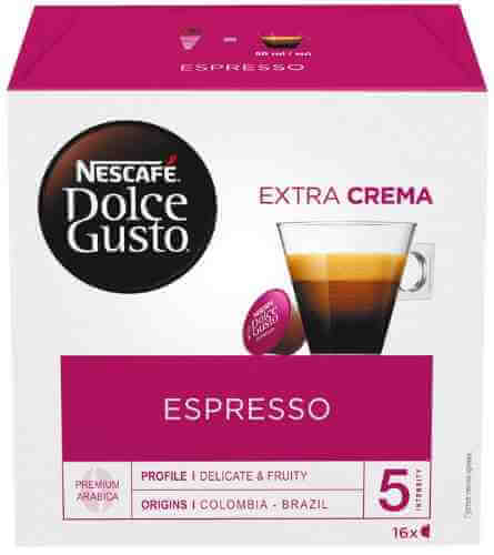 Кофе в капсулах Nescafe Dolce Gusto Espresso 16шт арт. 981418