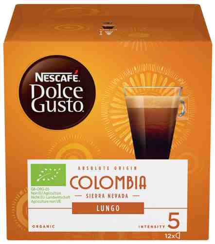 Кофе в капсулах Nescafe Dolce Gusto Lungo Colombia 12шт арт. 553040