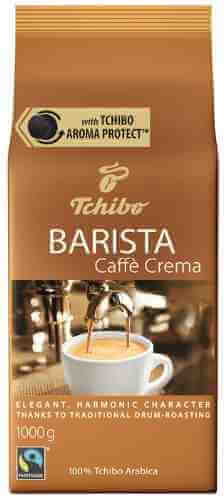 Кофе в зернах Tchibo Barista Cafe Crema натуральный жареный 100% Арабика 1кг арт. 965993