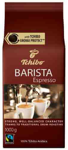 Кофе в зернах Tchibo Barista Espresso натуральный жареный 100% арабика 1кг арт. 1073695