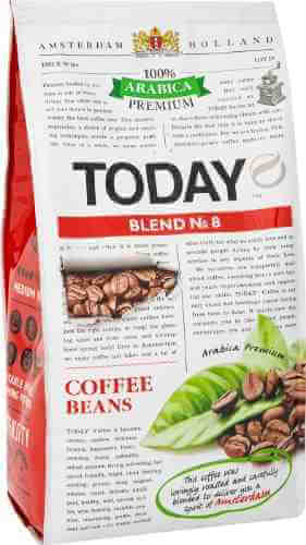 Кофе в зернах Today Blend №8 800г арт. 872703