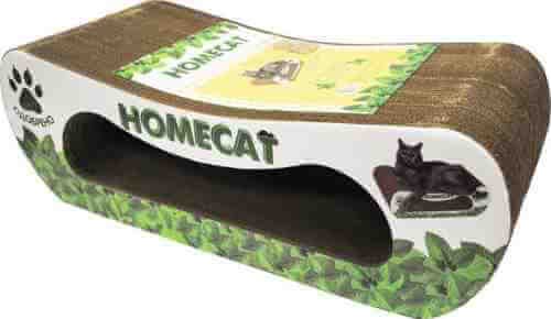 Когтеточка для кошек Homecat Мятная волна картон 61*25*20см арт. 1187685