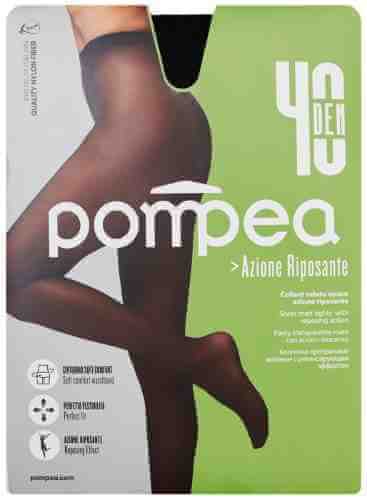 Колготки Pompea Riposante 40 den 4-L nero арт. 1140519