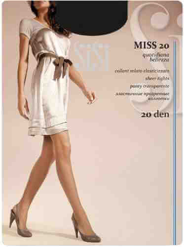 Колготки SiSi Miss 20 Nero Черные Размер 3 арт. 330935
