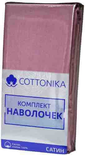 Комплект наволочек Cottonika Сатин Розовый 50*70см 2 шт арт. 1020797