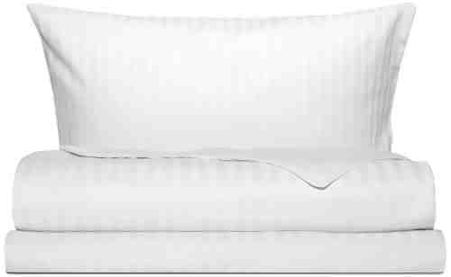 Комплект постельного белья Cottonika Страйп-сатин Белый 2-спальное 50*70см арт. 1037646