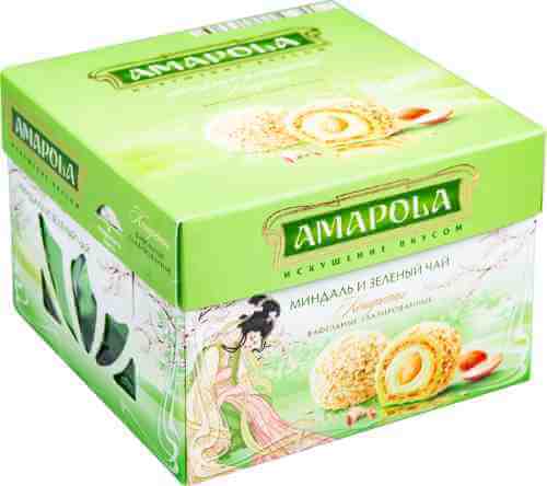 Конфеты Amapola Миндаль и Зеленый чай 100г арт. 410625