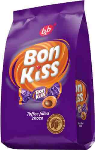 Конфеты Bon Kiss Ирис с шоколадной начинкой 180г арт. 1027440