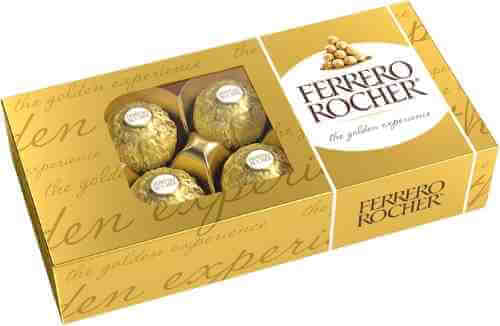 Конфеты Ferrero Rocher хрустящие из молочного шоколада 75г арт. 1029236