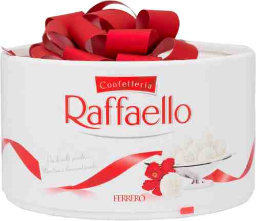 Конфеты Raffaello с цельным миндальным орехом в кокосовой обсыпке 100г арт. 317019