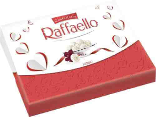 Конфеты Raffaello с цельным миндальным орехом в кокосовой обсыпке 90г арт. 316125