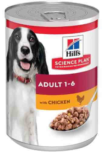 Консервы для собак Hill's Science Plan для поддержания мышечной массы и здорового иммунитета с курицей 370г арт. 1181467