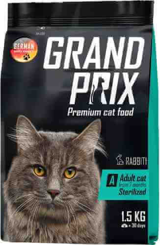 Корм для кошек Grand Prix Adult Sterilized Кролик 1.5кг арт. 1027084