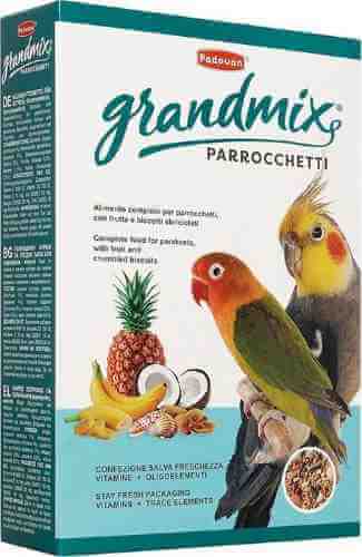 Корм для птиц Padovan Grandmix Parrocchetti для средних попугаев 400г арт. 1063743
