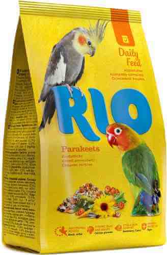 Корм для птиц Rio для средних попугаев 1кг арт. 699267
