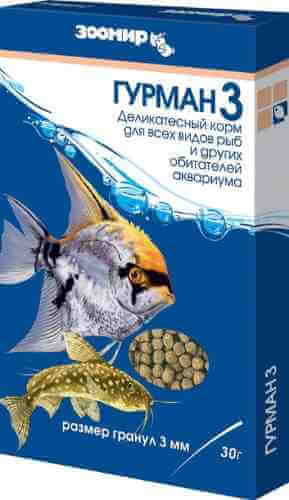 Корм для рыб Зоомир Гурман-3 30г арт. 1119967