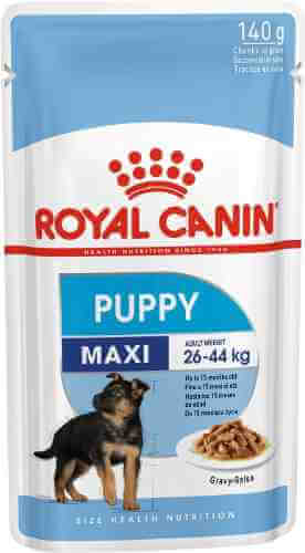 Корм для щенков Royal Canin Maxi Puppy для крупных пород 140г (упаковка 10 шт.) арт. 1085030pack
