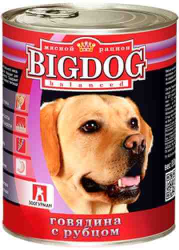 Корм для собак Зоогурман Big Dog Говядина с рубцом 850г (упаковка 6 шт.) арт. 466353pack