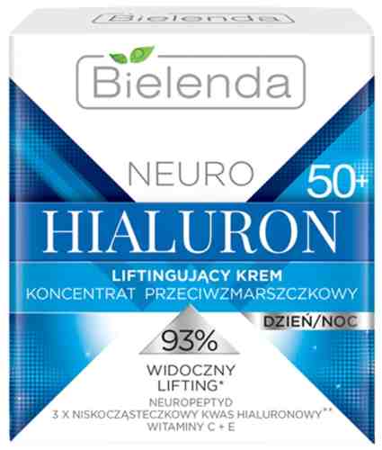 Крем-концентрат для лица Bielenda Neuro Hialuron 50+ 50мл арт. 1175265