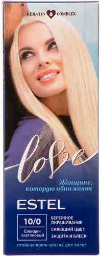 Крем-краска для волос Estel Love 10/0 Блондин платиновый арт. 988274