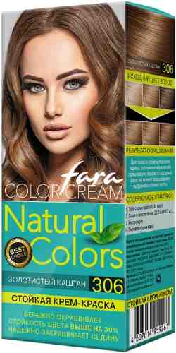 Крем-краска для волос Fara Natural Colors 306 Золотистый каштан арт. 1099610