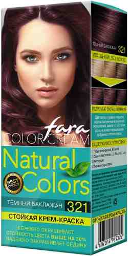 Крем-краска для волос Fara Natural Colors 321 Темный баклажан арт. 1099621