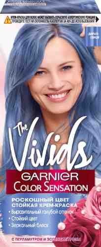 Крем-краска для волос Garnier Color Sensation The Vivids Дымчато-голубой 110мл арт. 674288