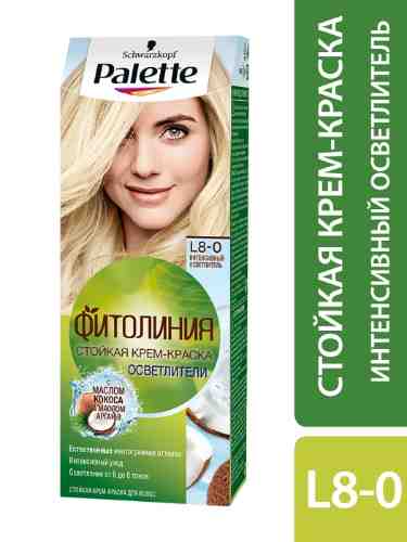 Крем-краска для волос Palette Naturals L8-0 Интенсивный осветлитель с фруктовым ароматом 110мл+20г арт. 1005489